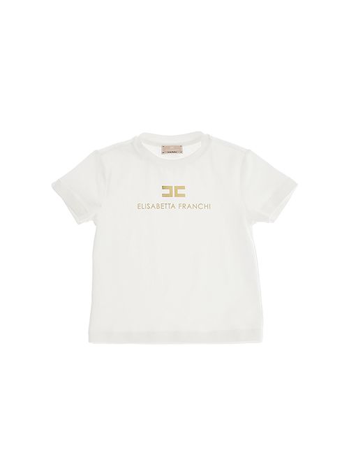 T-shirt, bambina, logata. ELISABETTA FRANCHI | EGTS108 0 JE0060115